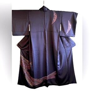 Japanese Kimono/ Blueish purple